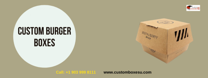 Custom Burger Boxes in Unique Style and Shape in USA