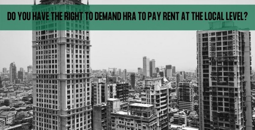 Do you have the right to demand HRA to pay rent at the local level?