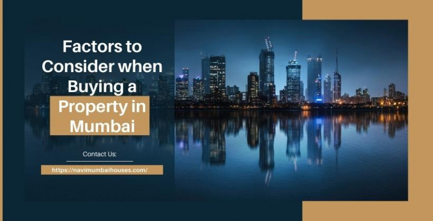Elements to think about while purchasing a property in Mumbai