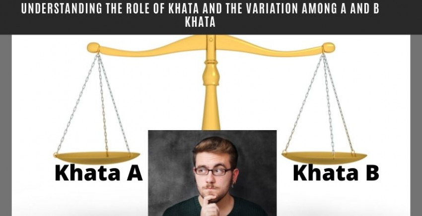 Understanding the control of khata and the assortment among An and B khata