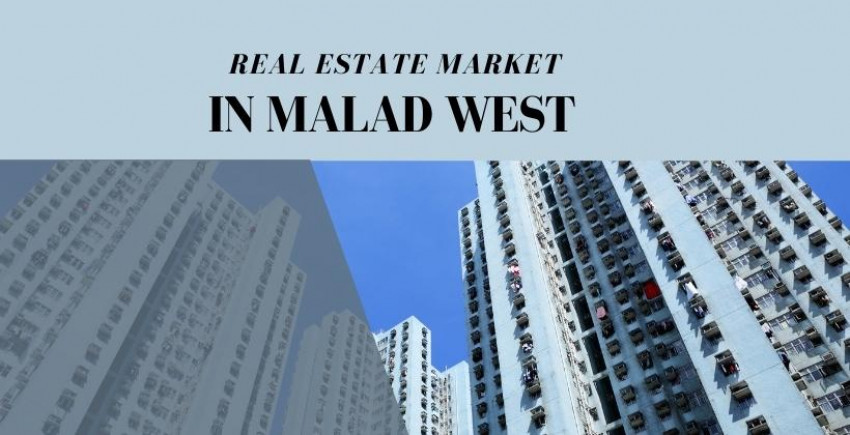 A graph of the real estate market in Malad West.