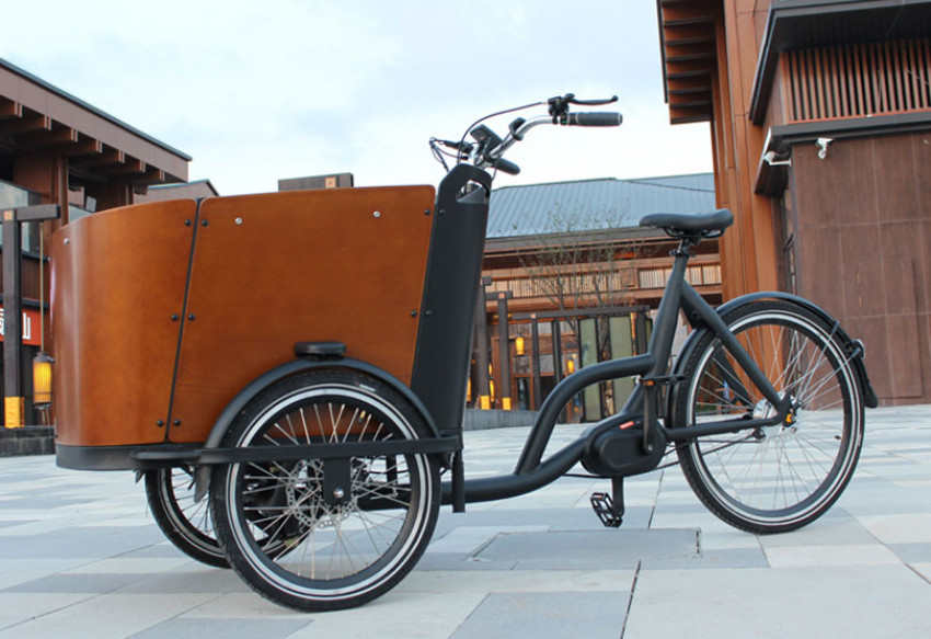 Freight bikes for dogs - How cool is that? !