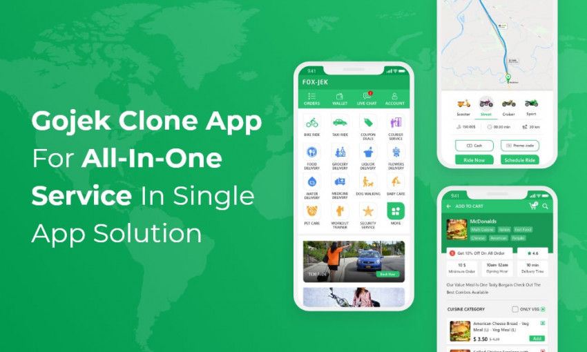 Gojek Clone App for all-in-one service in single app solution