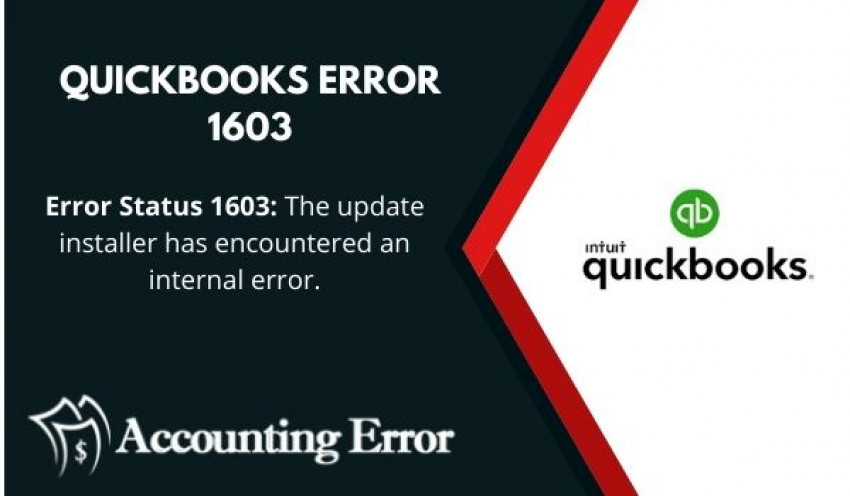 Resolve The QuickBooks Error 1603