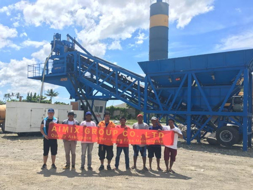 Brilliant Stationay Concrete Batching Plant