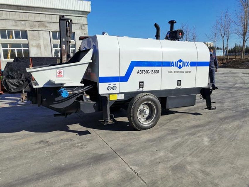 Optimum Stationary Concrete Pump In Cebu, The Philippines