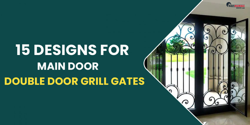 15 Designs For Main Door Double Door Grill Gates