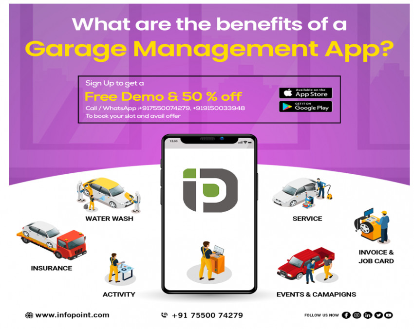 What are the benefits of a garage management app