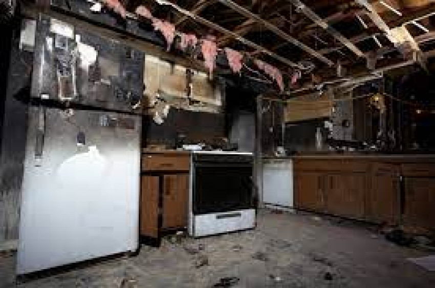 Same day fire damage restoration