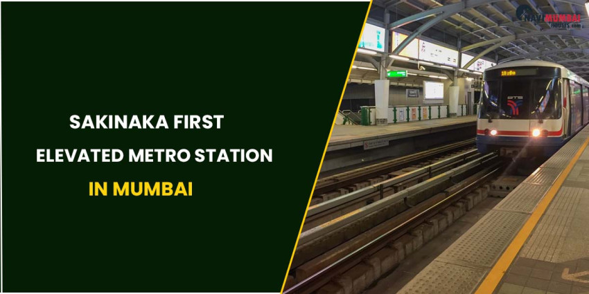 Metro Station SakiNaka First Elevated Metro Station In Mumbai