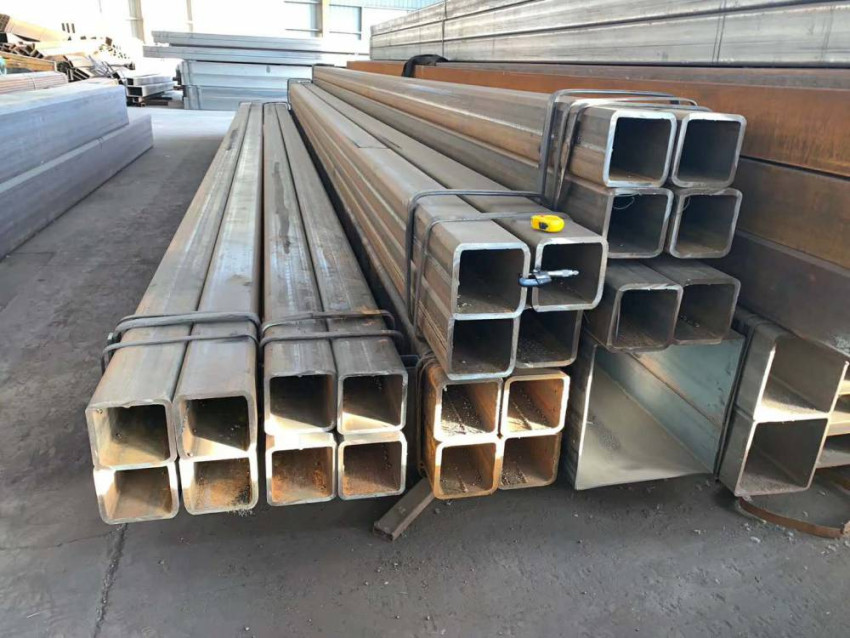 The production process of a500 square tube