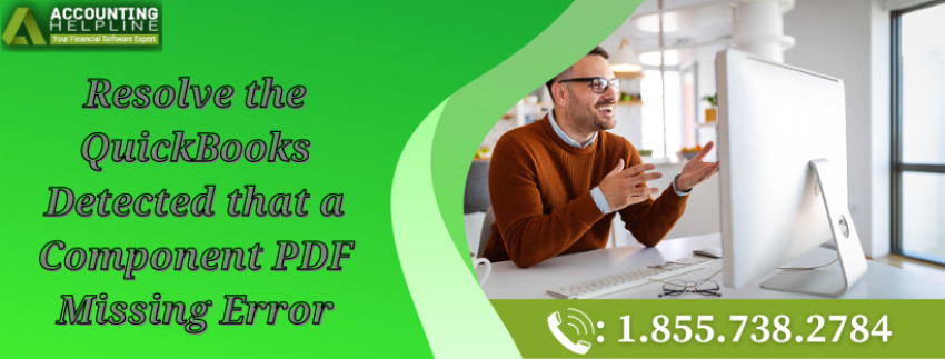 Resolve the QuickBooks Detected that a Component PDF Missing Error
