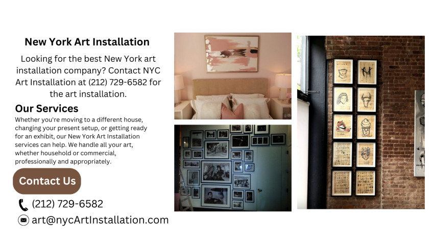 NYC Art Installation Ensures Quality and Protection for Your Artworks