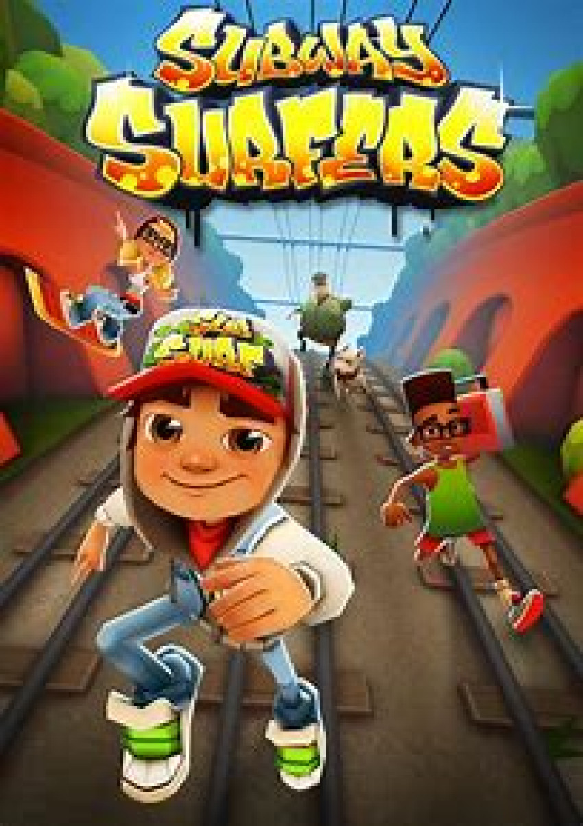 The entertaining and addicting endless runner game Subway Surfers