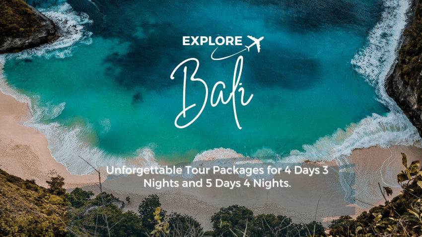 Exploring Bali: Unforgettable Tour Packages for 4 Days 3 Nights and 5 Days 4 Nights.