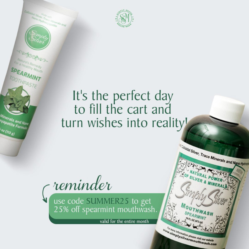 Take A Big Step Towards Good Health and Wellbeing by Embracing The Silver Biotics Toothpaste!