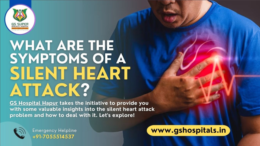 What are the symptoms of a silent heart attack?