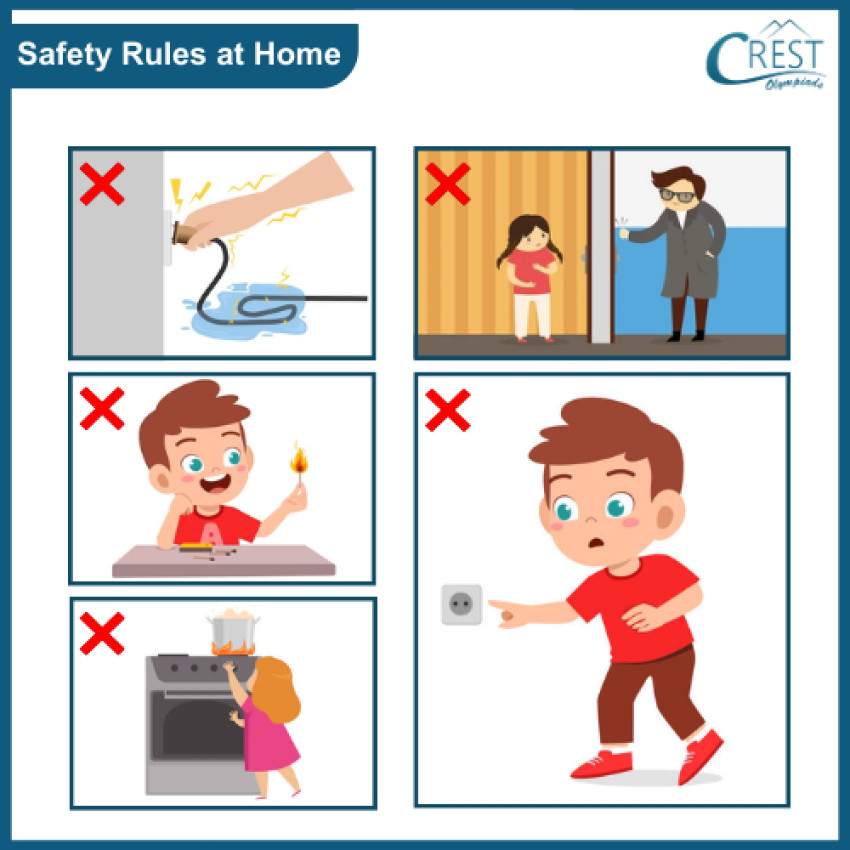 Safety Rules at Home, School, Road, etc. | Class 1 Science