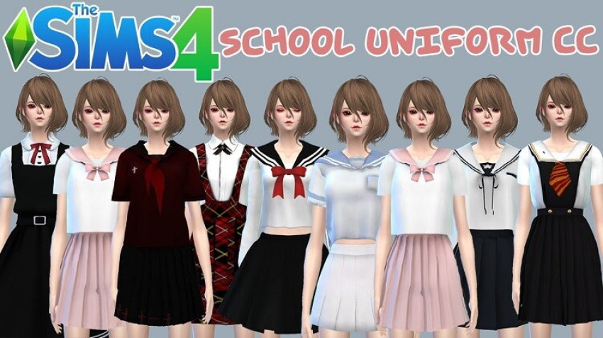 Best Sims 4 School Uniform Mods & CC