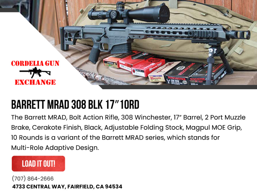 The Barrett MRAD: A Powerhouse of Precision in .308 Winchester