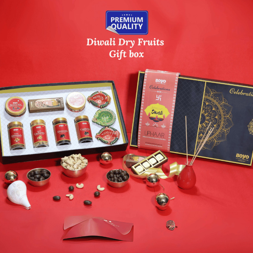 Diwali Gift Box 2023 with healthy and tasty :Golden Treasures
