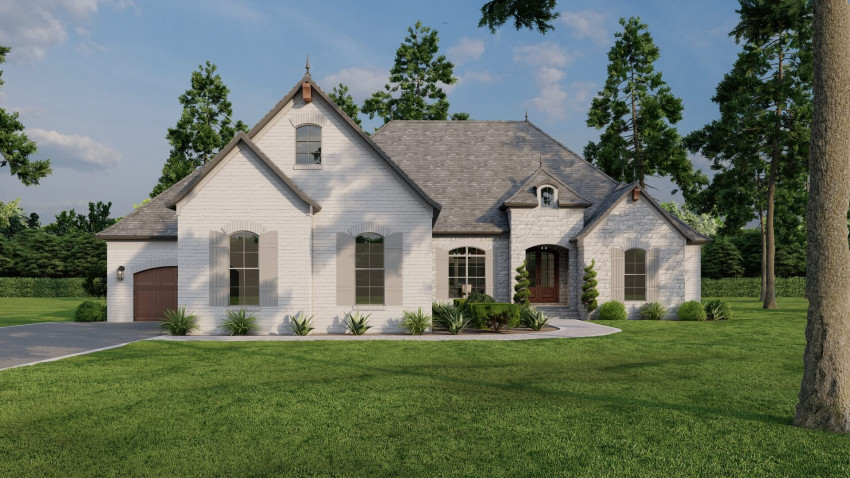 Stunning French Country House Plan: House Plan 5009 St. Augustine