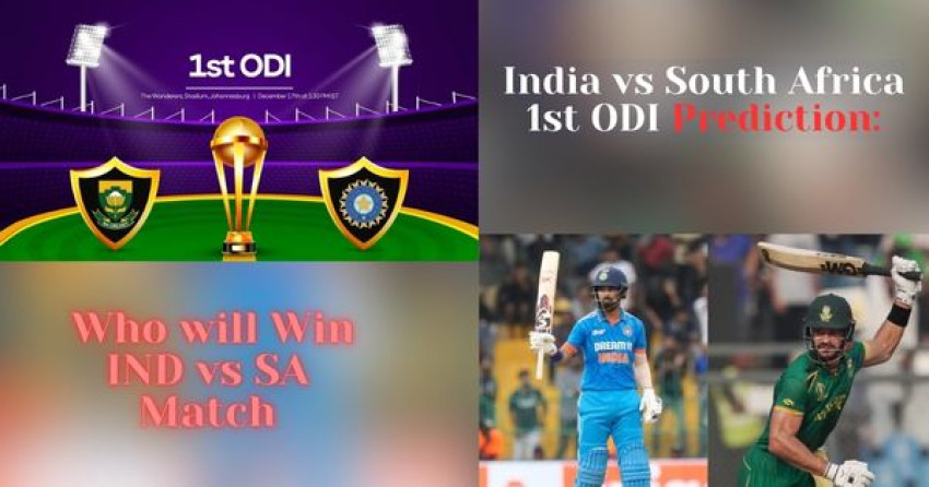 Who will win the 1st ODI 2023, India vs. South Africa?