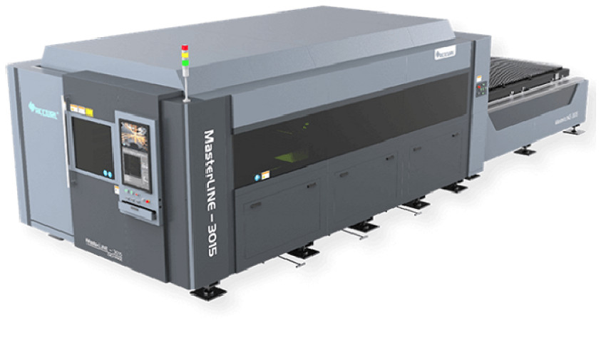 The fiber laser cutting machine allows for precise 2D cutting