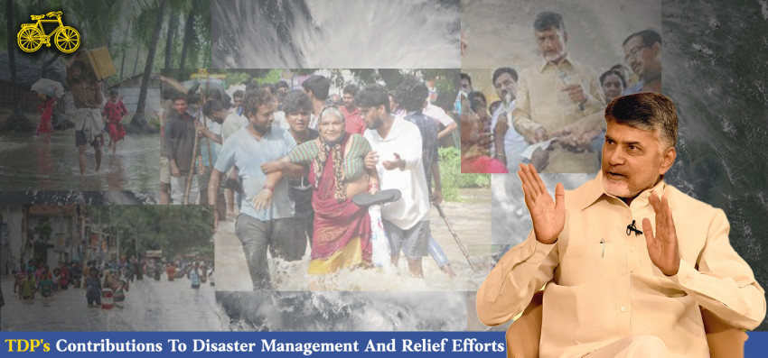 TDP's Contributions To Disaster Management And Relief Efforts