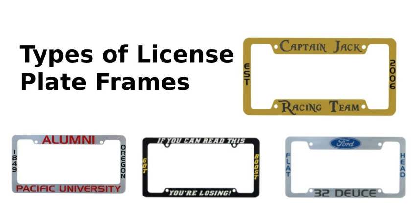 Exploring the Different Types of License Plate Holders