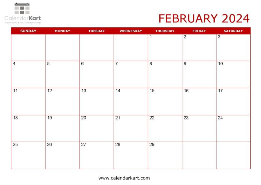 February Unleashed: Organize, Celebrate, and Flourish with Calendarkart