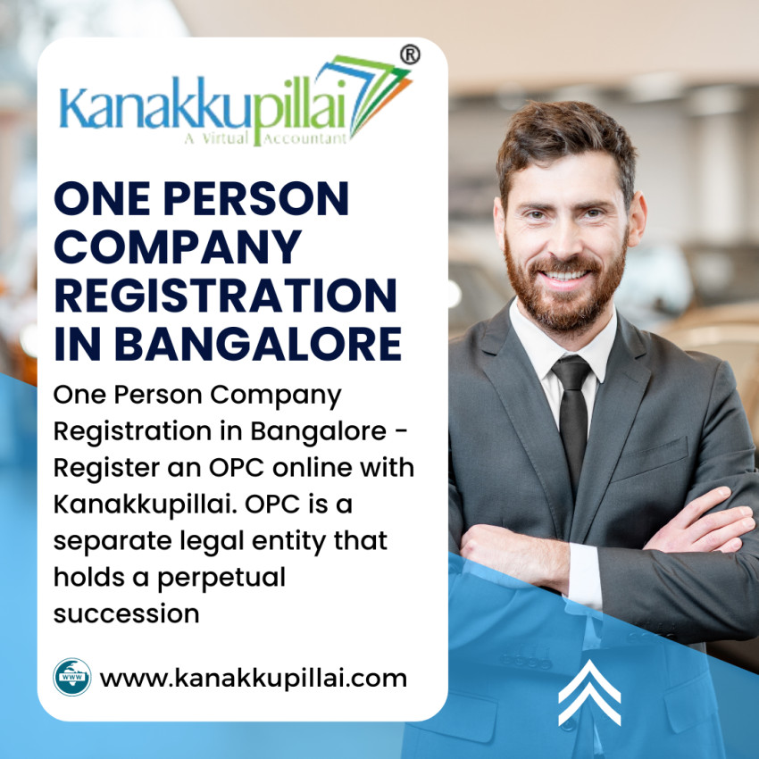 One Person Company Registration in Bangalore