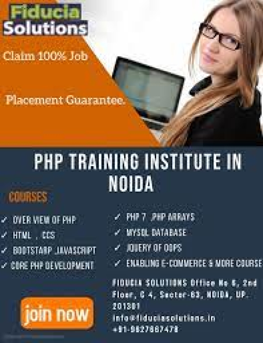 Unleashing the Power of PHP: Fiducia Solutions - Your Premier Training Institute in Noida