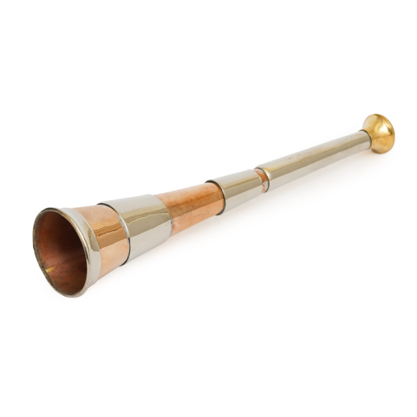 Fox Hunting Horn with Brass Mouthpiece