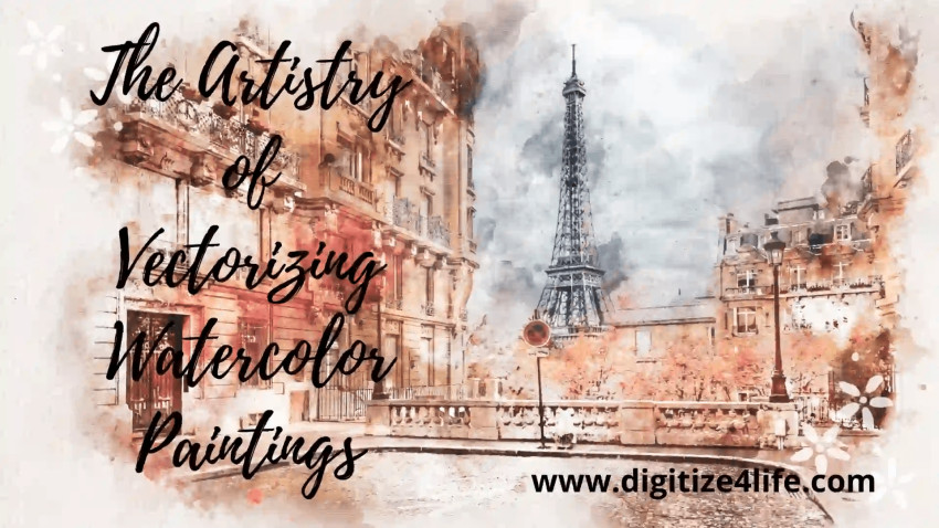 The Artistry of Vectorizing Watercolor Paintings