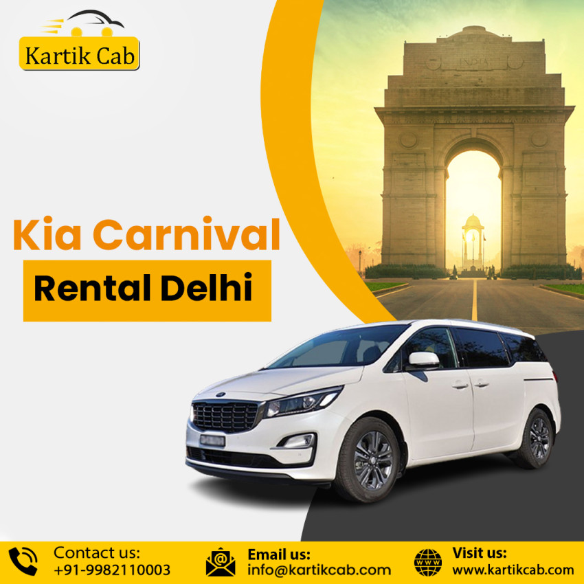 Kia Carnival Rental for Family Trips in Delhi