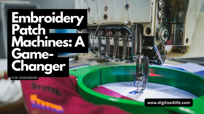 Embroidery Patch Machines: A Game-Changer for Designers
