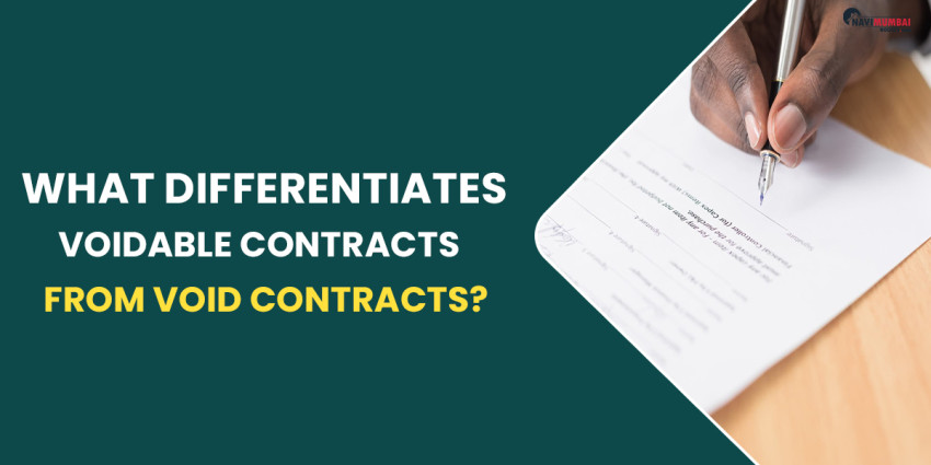 What Differentiates Voidable Contracts From Void Contracts?