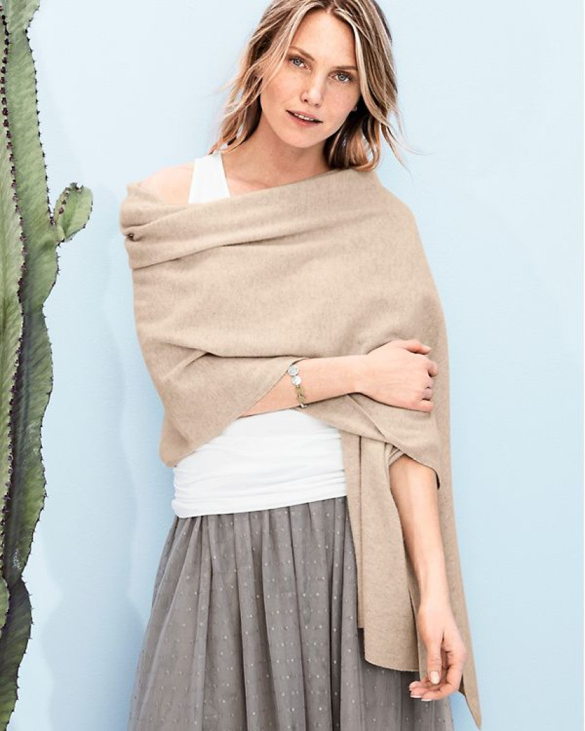 Increase your style look with chic cashmere wraps