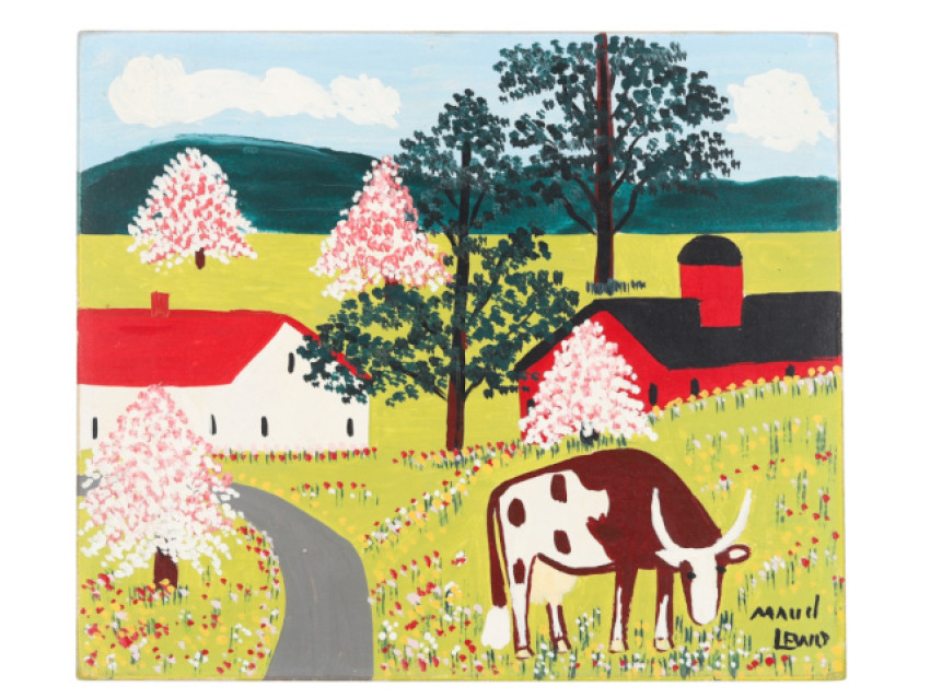 Paintings by Maud Lewis Lead The Way in Miller & Miller's Successful Online Auction Held April 13th