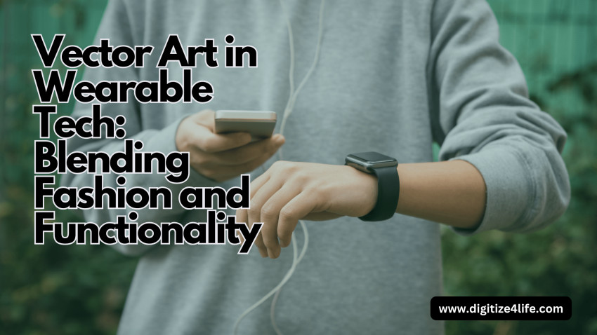 Vector Art in Wearable Tech: Blending Fashion and Functionality