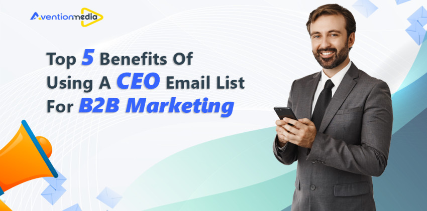 Top 5 Benefits Of Using A CEO Email List For B2B Marketing
