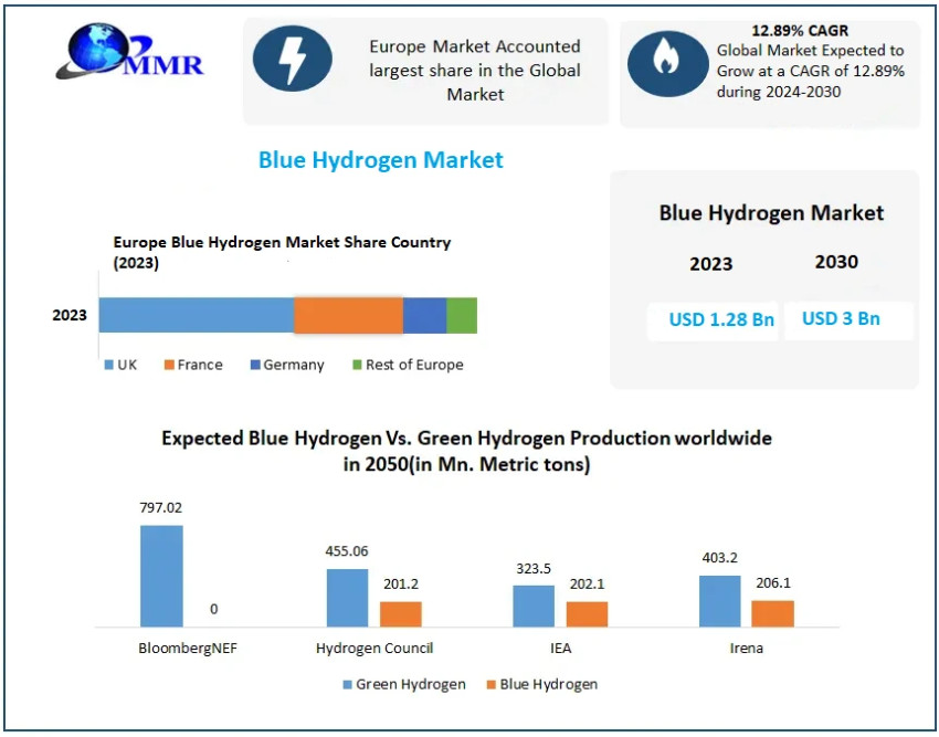 Blue Hydrogen Market Trends, Size, Share, Growth Opportunities, and Emerging Technologies 2030