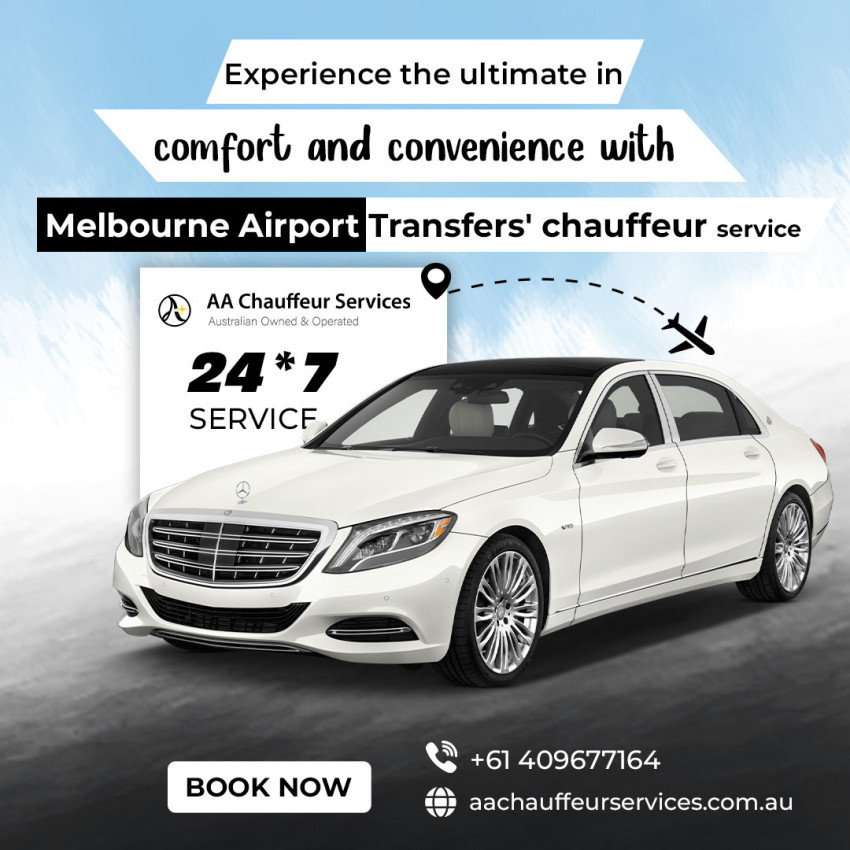 Book your  Melbourne Airport chauffeurs  now and enjoy a comfortable, stress-free travel