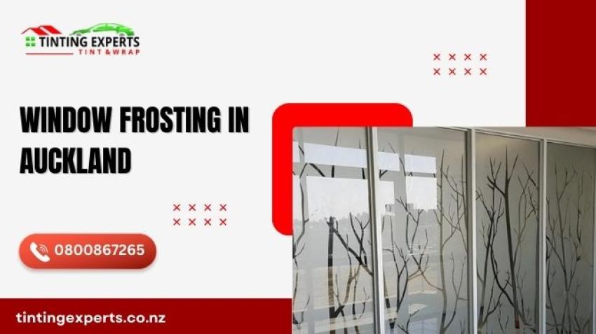 Stylish and Functional Glass Solutions: Window Tints and Frosting in Auckland