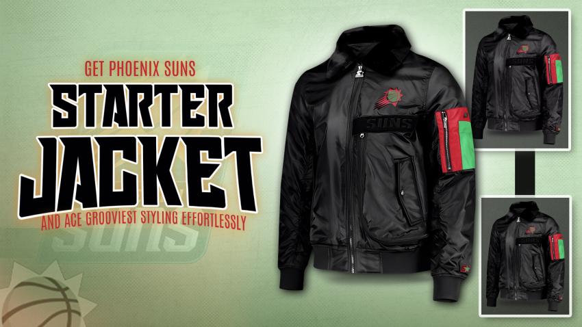 Get Phoenix Suns Starter Jacket And Ace Grooviest Styling Effortlessly