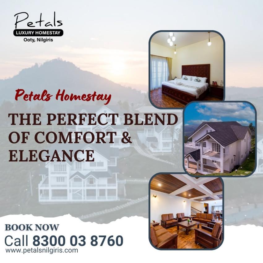 Stay at the Best Hotel Homestay in Nilgiris at Petals