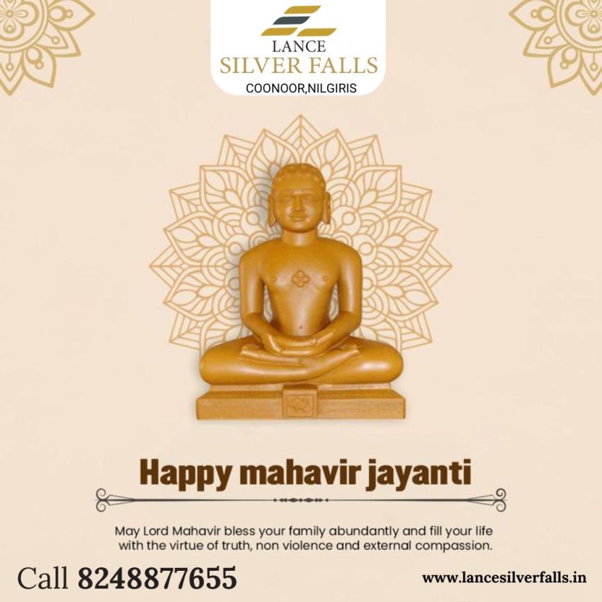 Mahavir Jayanti Greetings from Lance Silver Falls - Disseminating the Light of Truth and Compassion