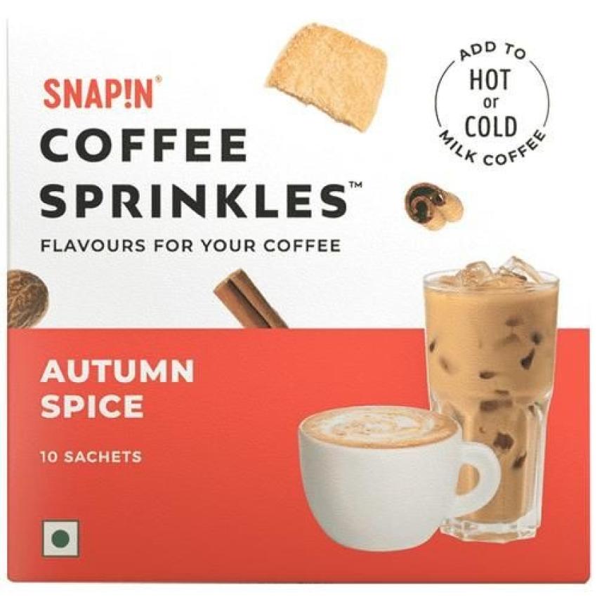 Sprinkle a Taste of Autumn in Every Sip with Snapin Coffee Sprinkles - Autumn Spice