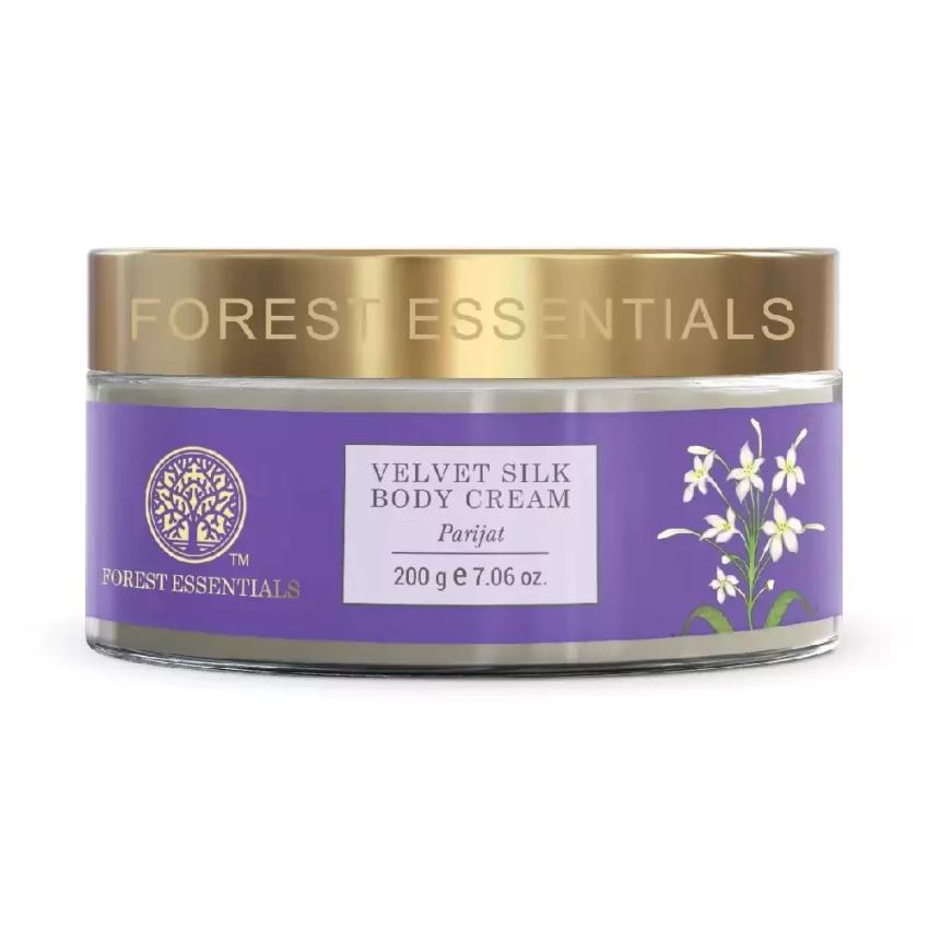 Indulge Your Skin with the Soothing Power of Forest Essentials Velvet Silk Body Cream Parijat